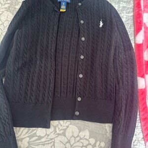 Ralph Lauren Black Knit Sweater